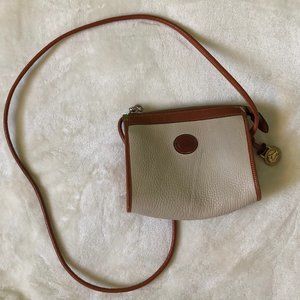 White with Tan Trim Dooney & Bourke Crossbody